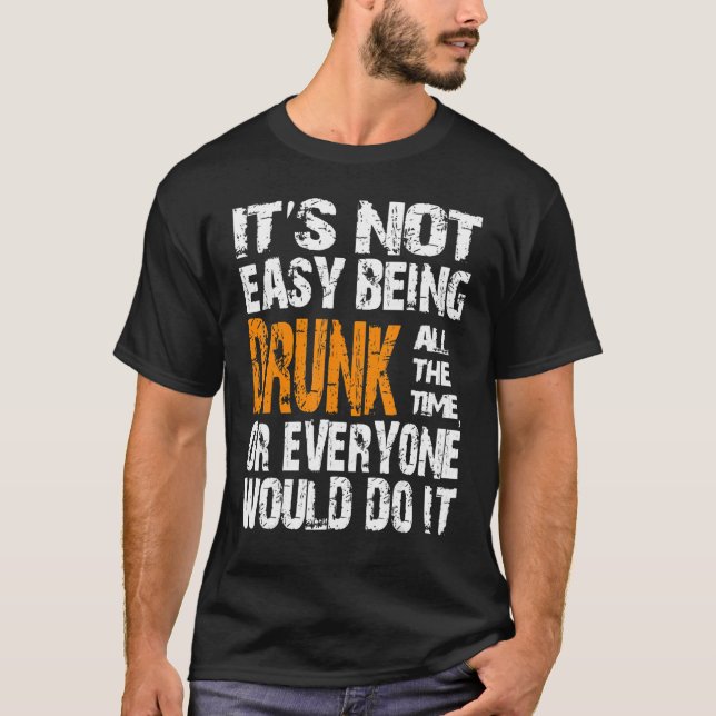 Camiseta Bebado De Dia de São Patrício Lucky Bartender O Te (Frente)
