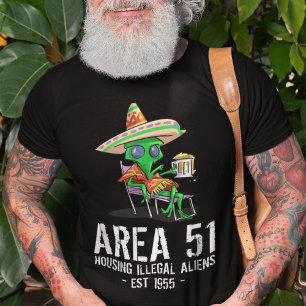 Camiseta Bebado de OVNI de presente de área 51 Alienígena