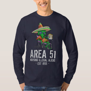 Camiseta Bebado de OVNI de presente de área 51 Alienígena i