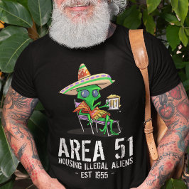 Camiseta Bebado de OVNI de presente de área 51 Alienígena i