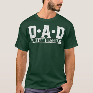 Camiseta Bebado Do pai E Dia de os pais Desordenado