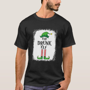 Camiseta Bebado Elf Correspondente Família Engraçado Festa
