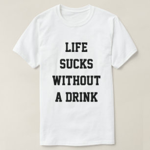 Camiseta bebado engraçado