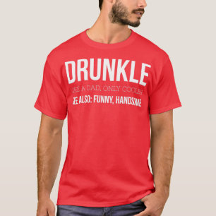 Camiseta Bêbado engraçado