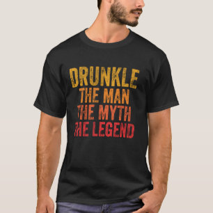 Camiseta Bêbado O Homem O Mito A Lenda Dia do Pai