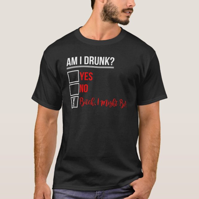Camiseta Bebado Que Seja Bebendo De Adultos? (Frente)