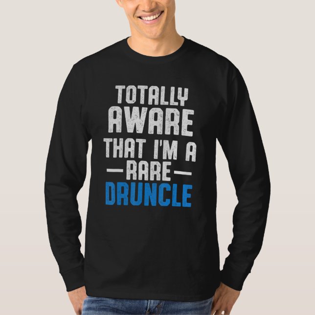 Camiseta Bebado Tio Bebendo Druncle _24 (Frente)