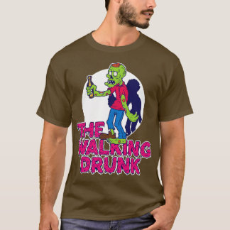 Camiseta Bebado Zombie