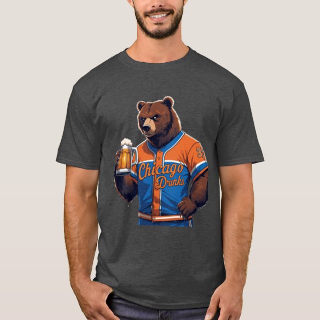 Camiseta Bêbados de Chicago engraçado (Frente)