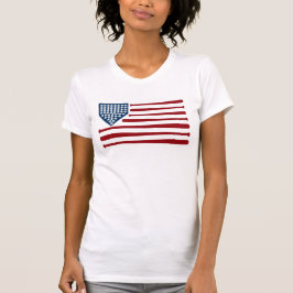 Camiseta Beball USA Flag Bats & Balls - GraphicLoveShop