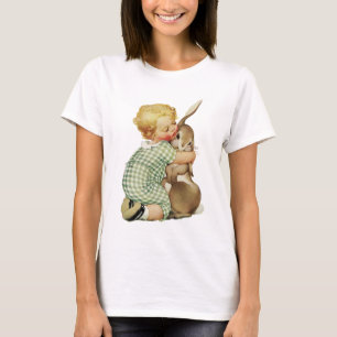 CAMISETA BEBÊ ABRAÇANDO O BUNNY ORIENTAL
