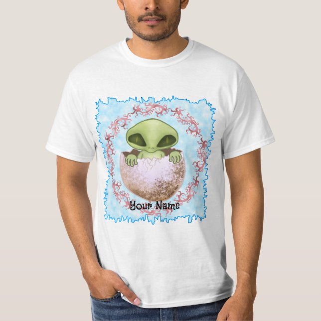 Camiseta Bebê Alien  (Frente)
