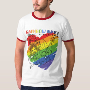 Camiseta Bebê Arco-íris