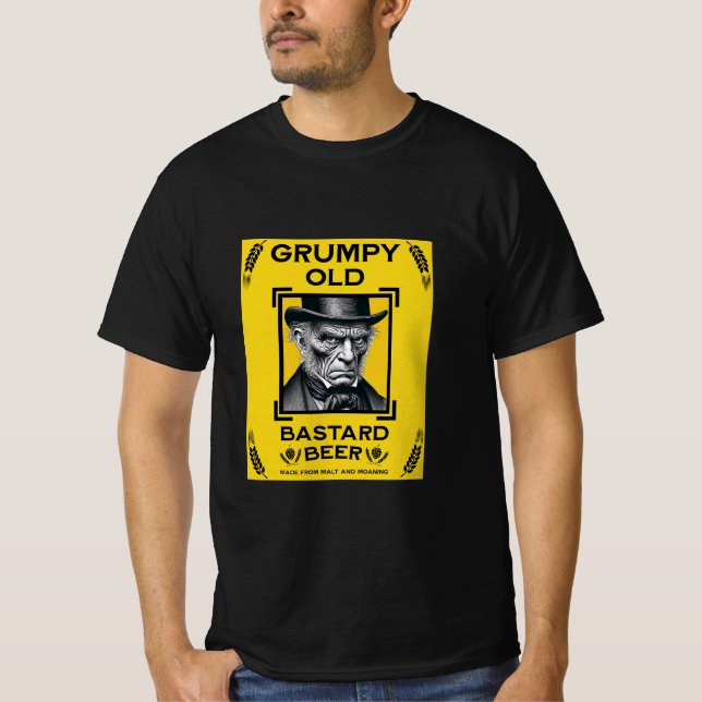 Camiseta Bebê-Bastarda Velha e Grumpy (Frente)
