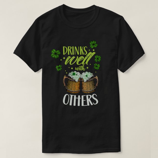 Camiseta Bebe Bem Com Outros Irlandeses De Aniversário (Frente do Design)