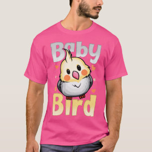 Camiseta Bebê Bird Cute Cockatiel Lover Kawaii Desenho