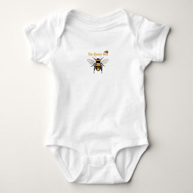 Camiseta Bebê Body A Rainha Abelha (Frente)
