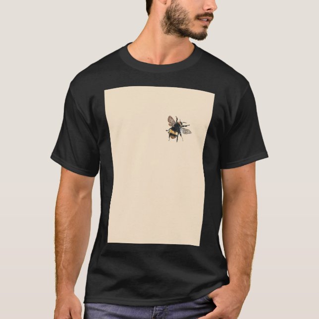 Camiseta Bebê Bumble Bee Spiral (Frente)
