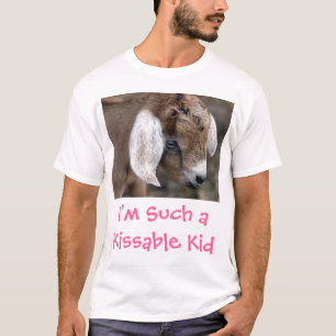 Camiseta bebê-cabra, eu sou tal miúdo de Kissable