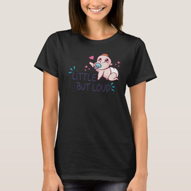 Camiseta Bebê chorando recém-nascido Gritando N (Frente)