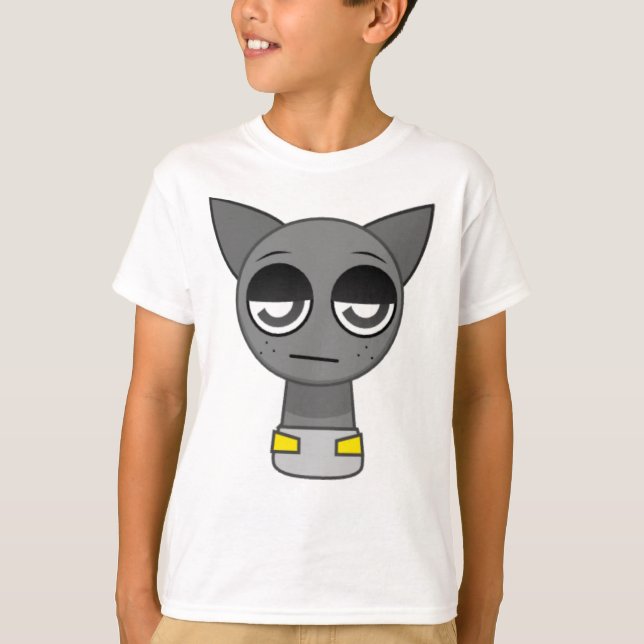 Camiseta Bebê Cinza do Sprunki! (Frente)