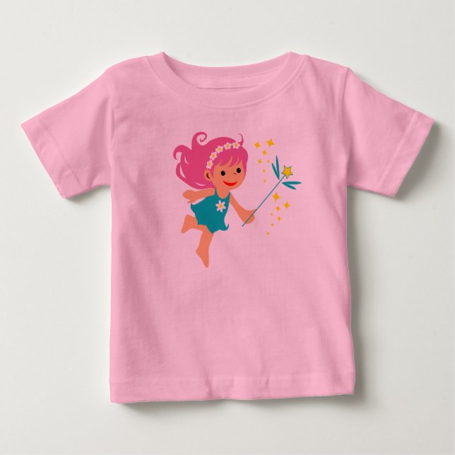 Camiseta bebê com fada (Frente)