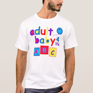 Camiseta Bebê de AB/Adult para o design brilhante da vida