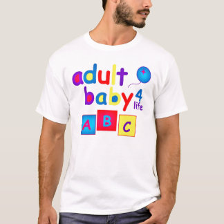 Camiseta Bebê de AB/Adult para o design brilhante da vida