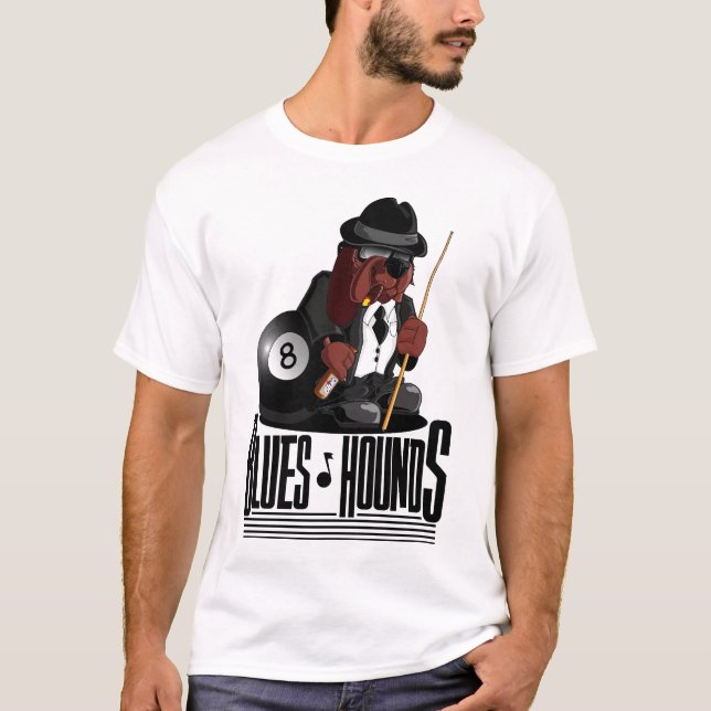 Camiseta Bebê de Blueshounds (Frente)