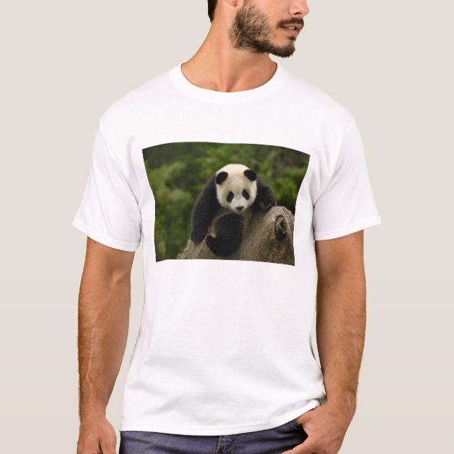 Camiseta Bebê de panda gigante (Frente)