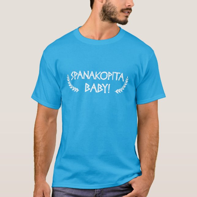 Camiseta Bebê de Spanakopita! t-shirt (Frente)