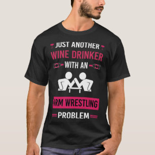 Camiseta Bebê de Vinho Luta de Braço