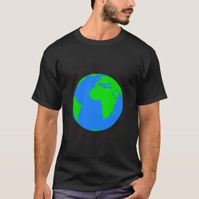 Camiseta Bebê Dia da Terra Todos os Dias  (Frente)