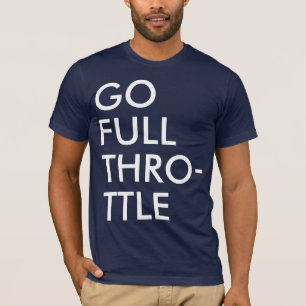 Camiseta Bebê do acelerador a fundo!