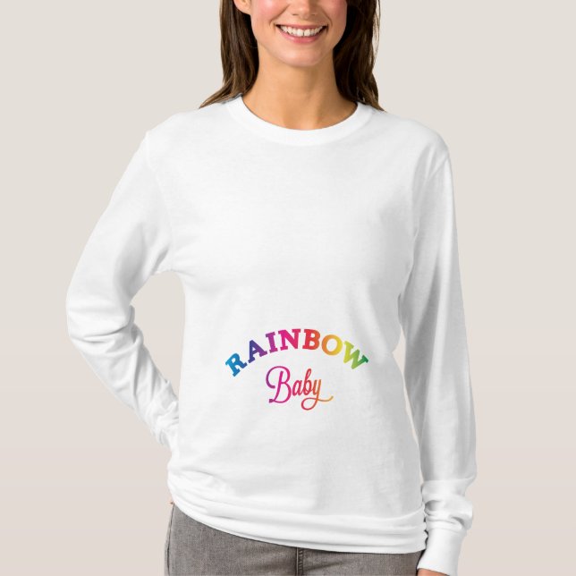Camiseta Bebê do arco-íris (Frente)