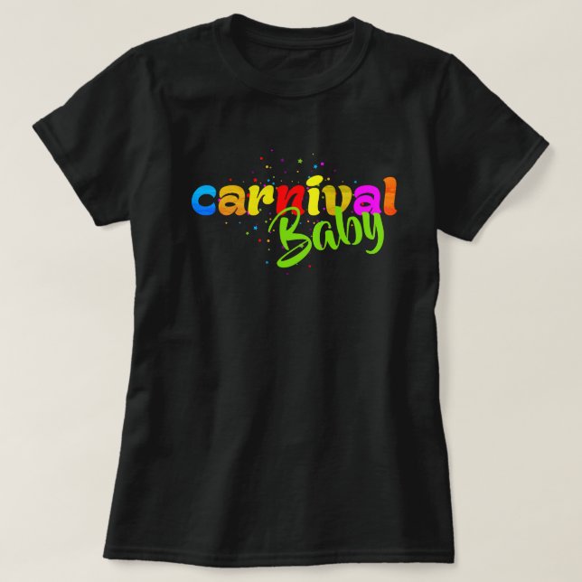 Camiseta Bebê do Carnaval (Frente do Design)