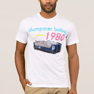 Camiseta bebê do contentor desde 1980