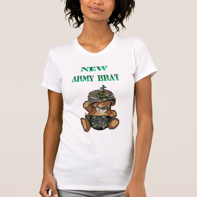 Camiseta Bebê do exército do *New (Frente)