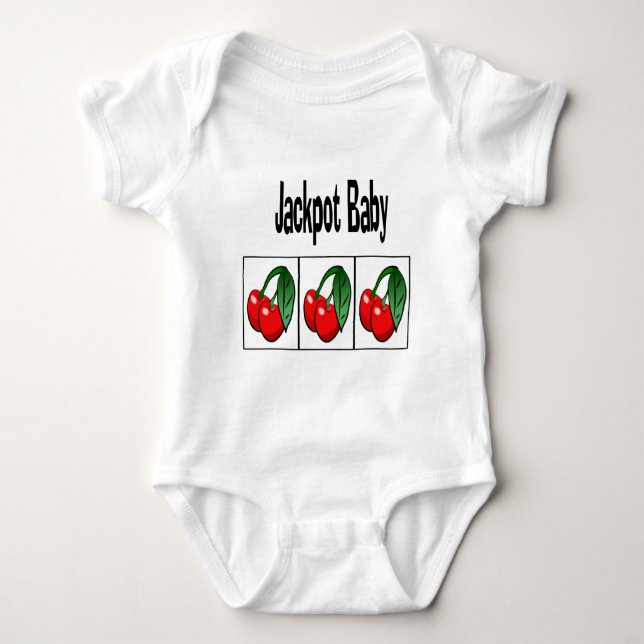 Camiseta Bebê do jackpot (Frente)