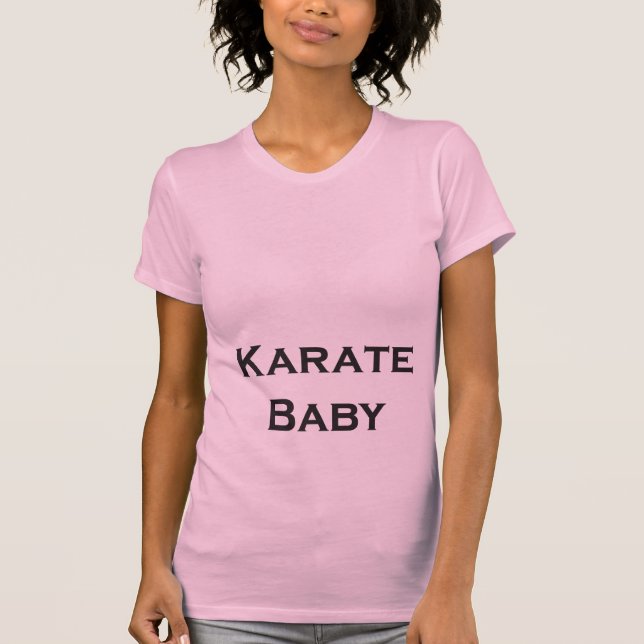 Camiseta Bebê do karaté (Frente)