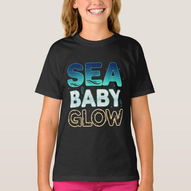 CAMISETA BEBÊ DO MAR GLOW (Frente)
