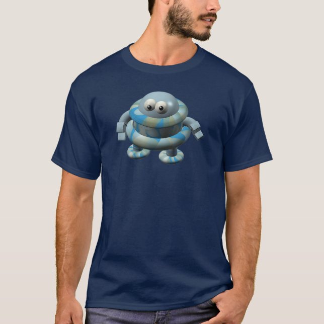 Camiseta Bebê do robô (Frente)