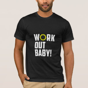 Camiseta Bebê do treino! - Gym T-Shirt