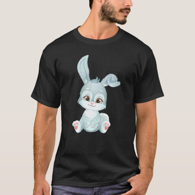 Camiseta Bebê doce de açúcar Rabbit coelho (Frente)