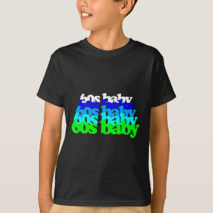 Camiseta Bebê dos Anos 60 Aniversário de 1960 Nascido nos A