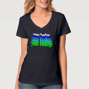 Camiseta bebê dos anos 70 Gen X aniversário nascido nos ano