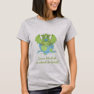 Camiseta Bebê Dragão prestes a bater
