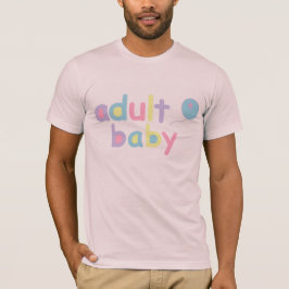 Camiseta Bebê e balão adultos