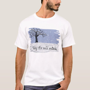 Camiseta Bebê é parte externa fria