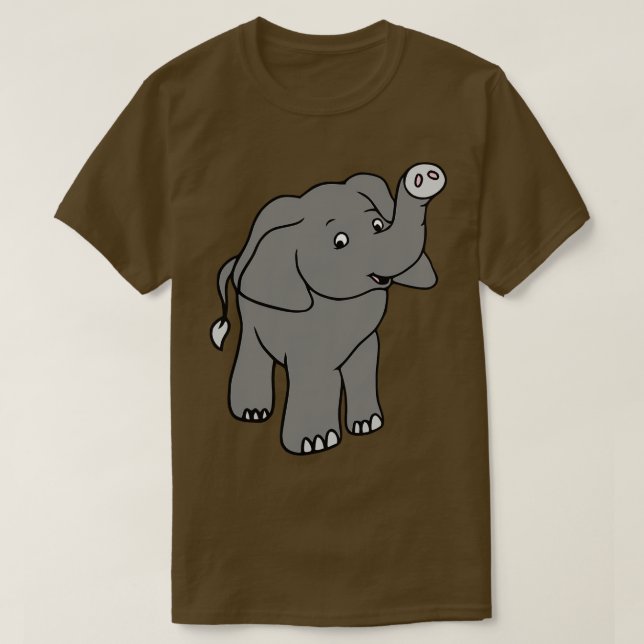 Camiseta Bebê Elefante 1 (Frente do Design)
